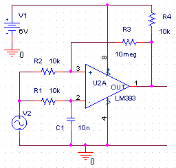 DC coupled, AC comparator