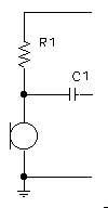 Electret connection schematic